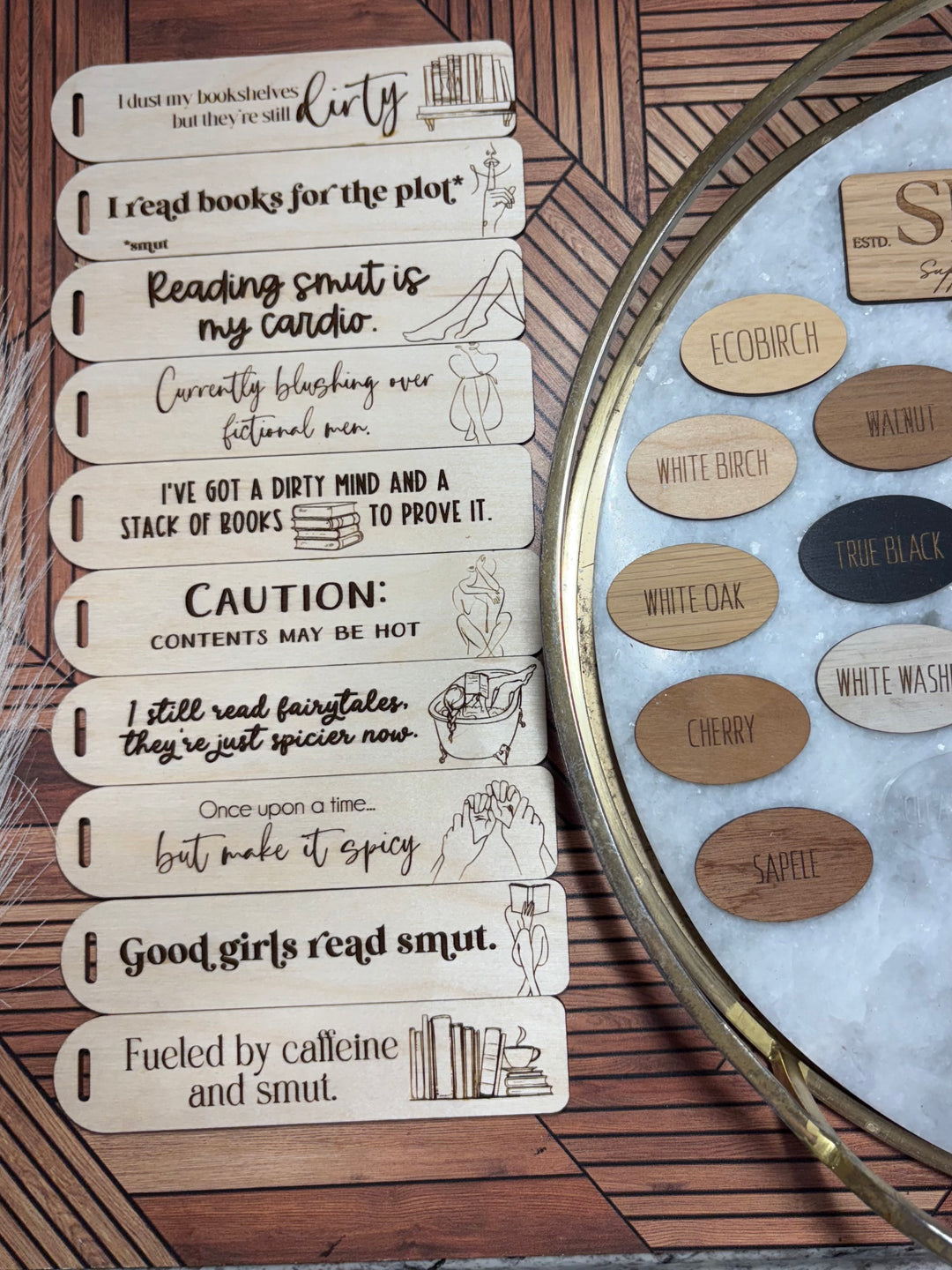 Spicy Quote Bookmark - 10 STYLES (1 Bookmark)