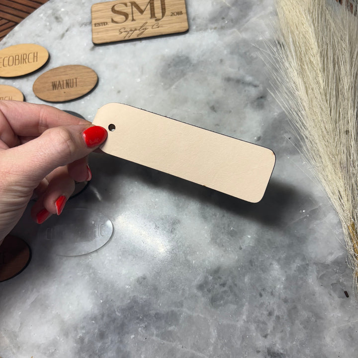 Blank Leather Keychain (1 Keychain)
