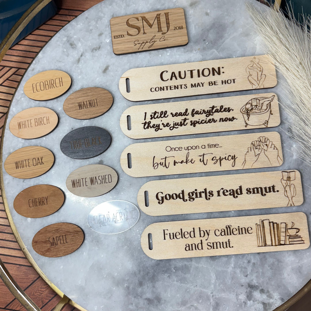 Spicy Quote Bookmark - 10 STYLES (1 Bookmark)