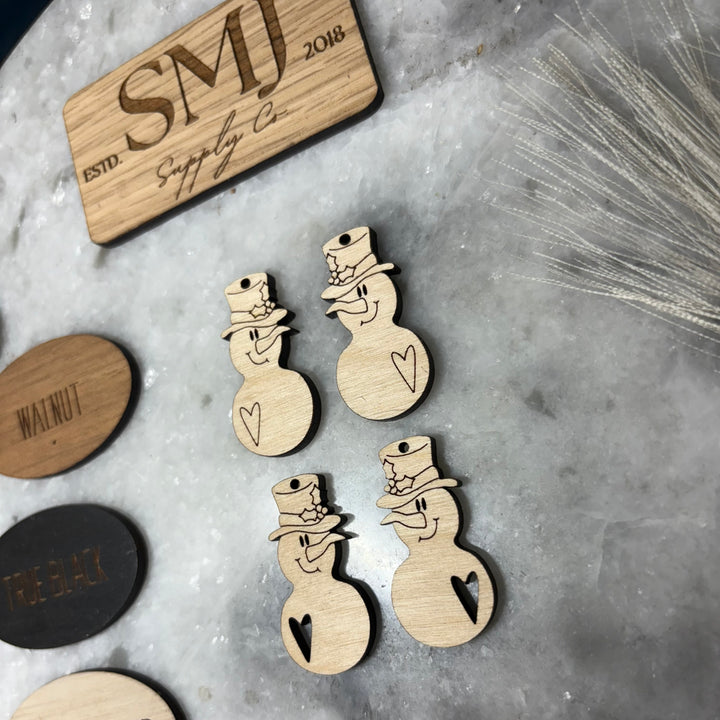 Winter Snowman - 2 STYLES (1 Pair)