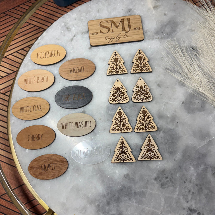 Nordic Winter Trees - 4 STYLES (1 Pair)