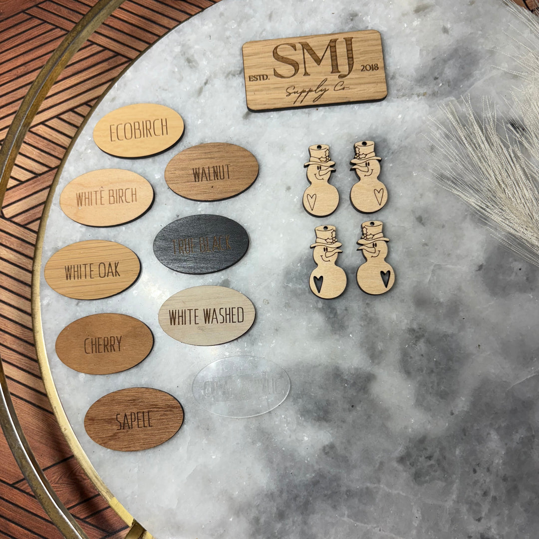 Winter Snowman - 2 STYLES (1 Pair)