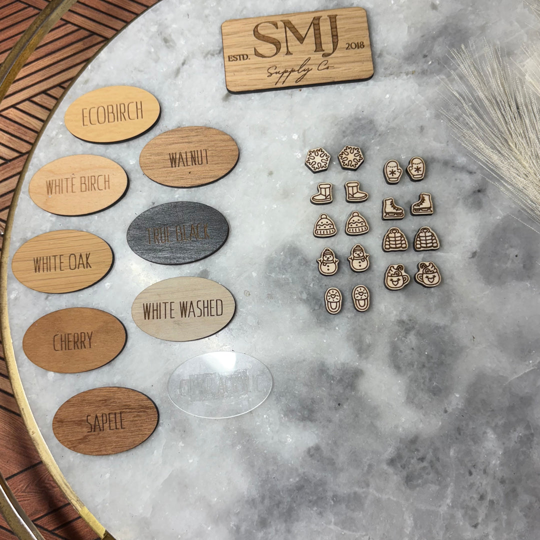 Winter Studs - 9 STYLES (1 Pair)
