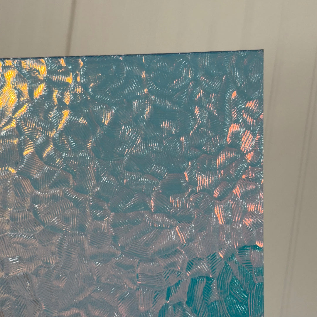 Textured Iridescent Seashell  - Acrylic