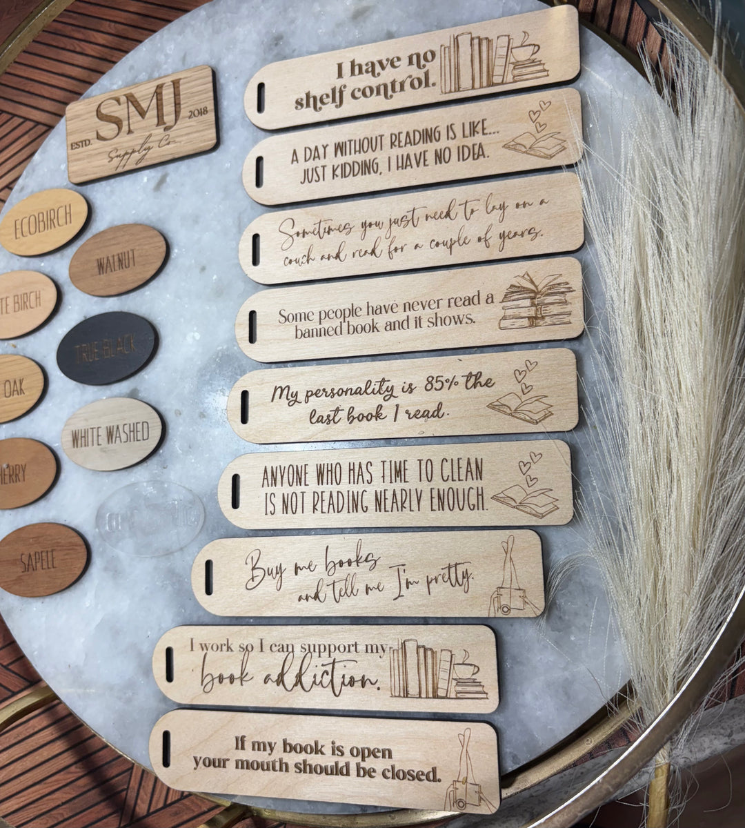Book Quote Bookmark - 9 STYLES (1 Bookmark)