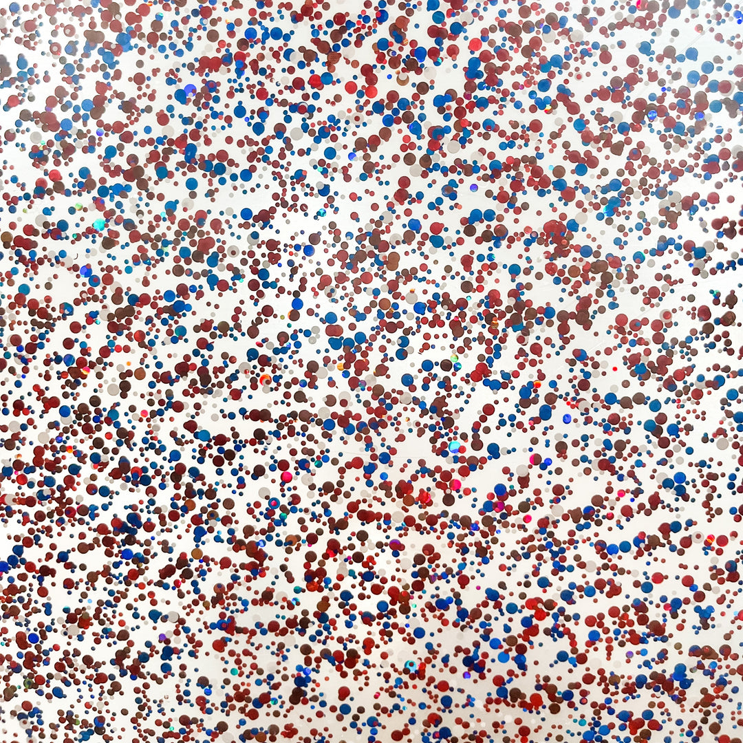 Red, White + Blue Chunky Glitter - Acrylic