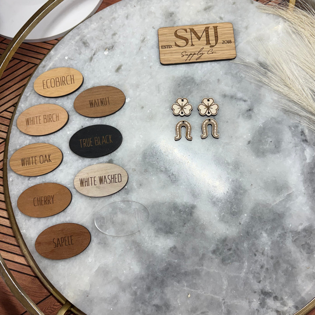 Clover Horseshoe Dangle (1 Pair)