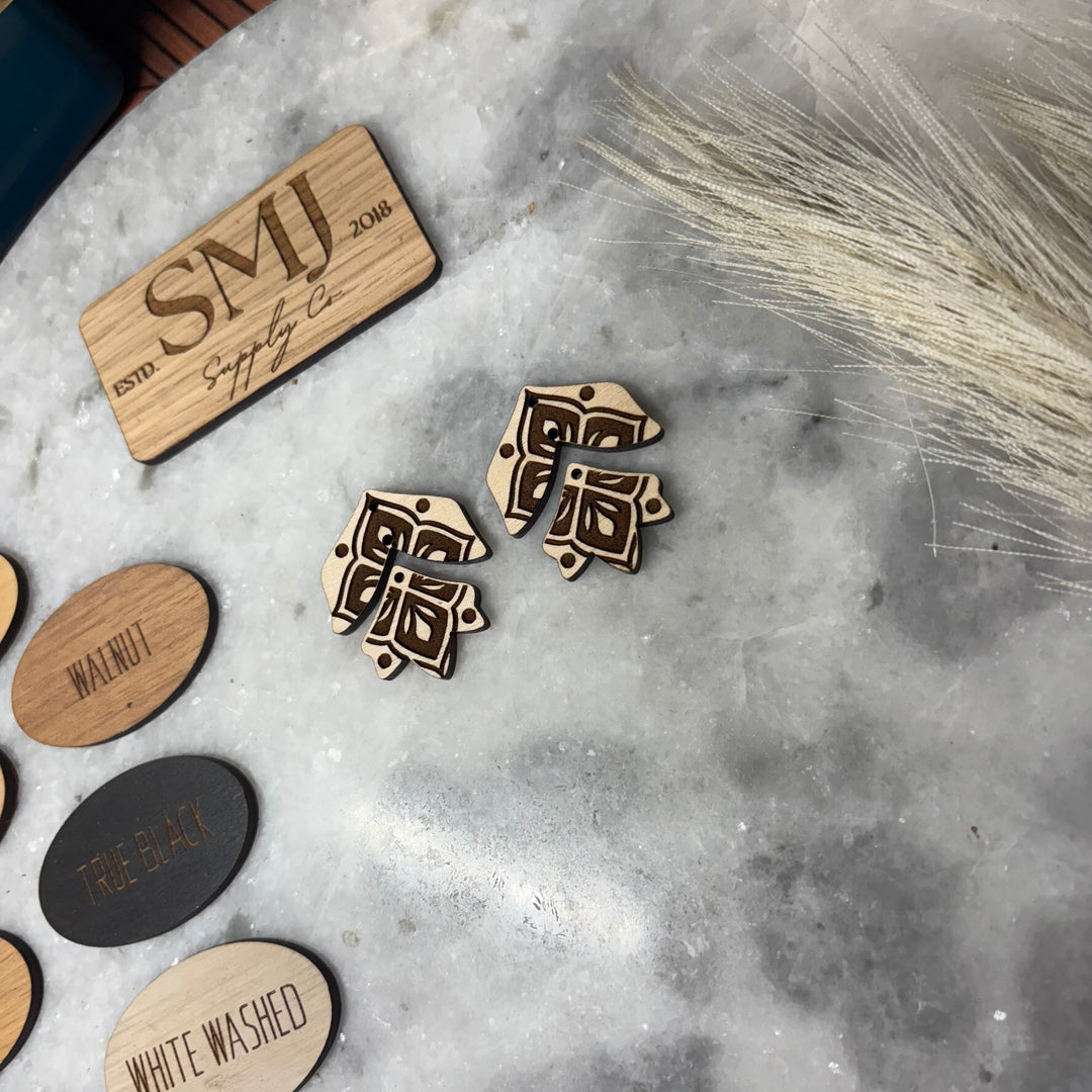 Mandala Split Leaf (1 Pair)