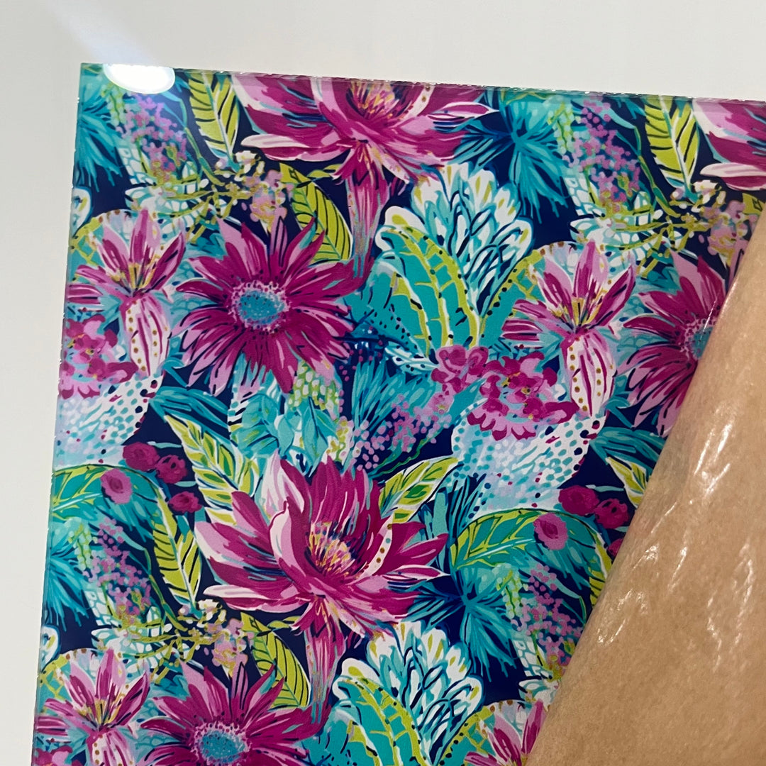Vibrant Wildflower - Printed Acrylic Blanks (Numerous Styles)