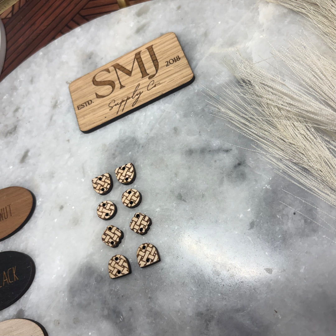 Basket Weave Connectors - 4 STYLES (1 Pair)
