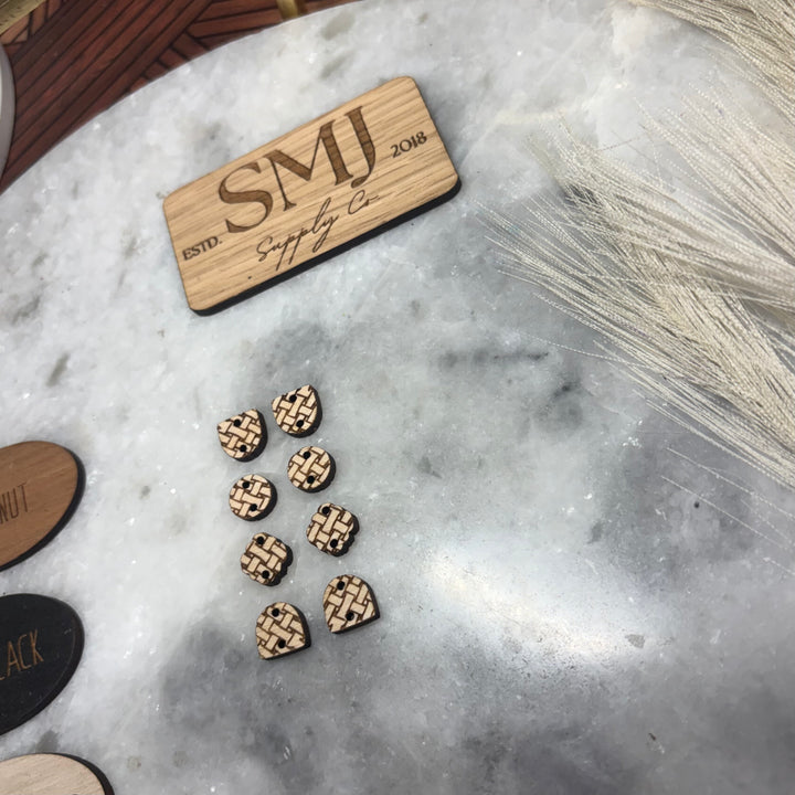 Basket Weave Connectors - 4 STYLES (1 Pair)