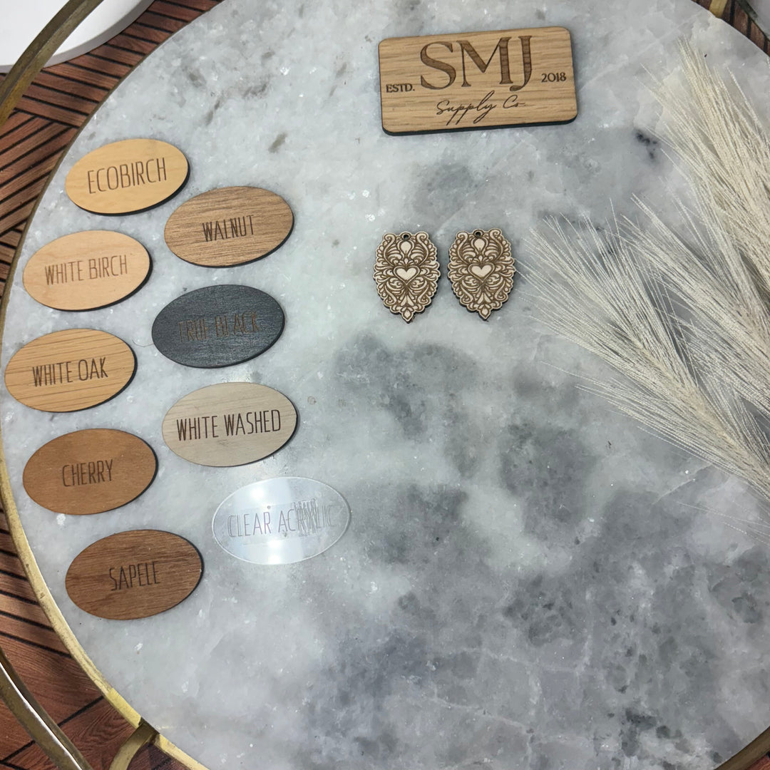 Scroll Heart(1 Pair)