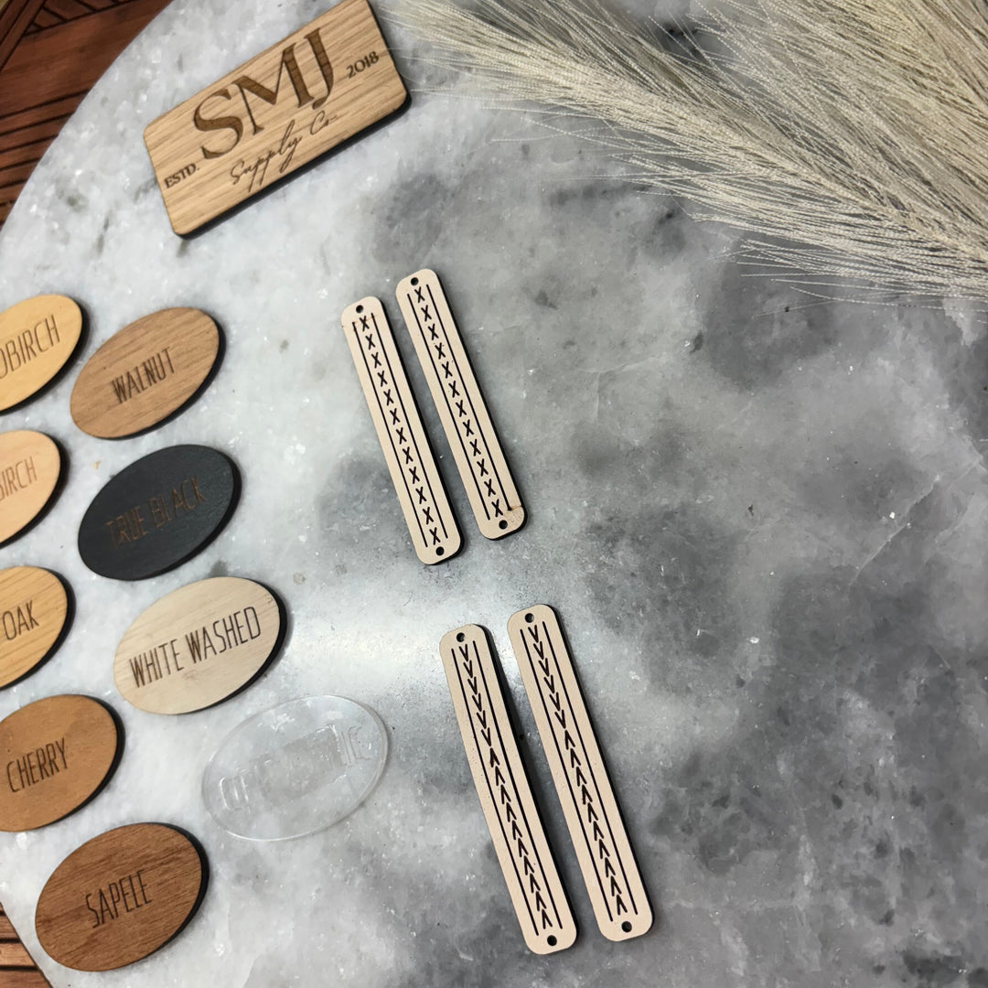 Slit + X/V Loop - 2 STYLES (1 Pair)