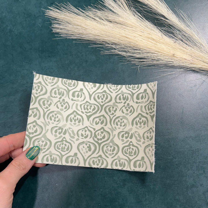 SMJ Green Artichoke Veg-Tanned Leather Sheet (2 SIZES)