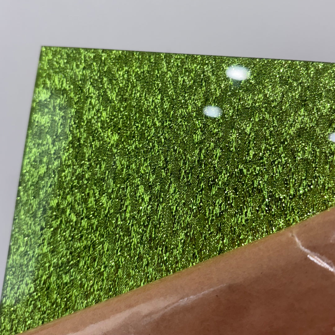 Lime Shimmer Fabric - Acrylic