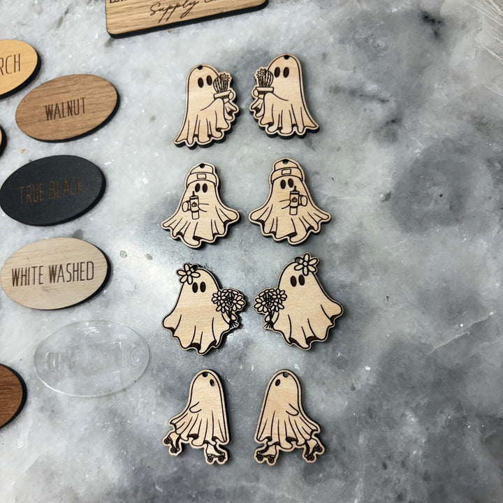 Retro Ghost - 4 STYLES (1 Pair)