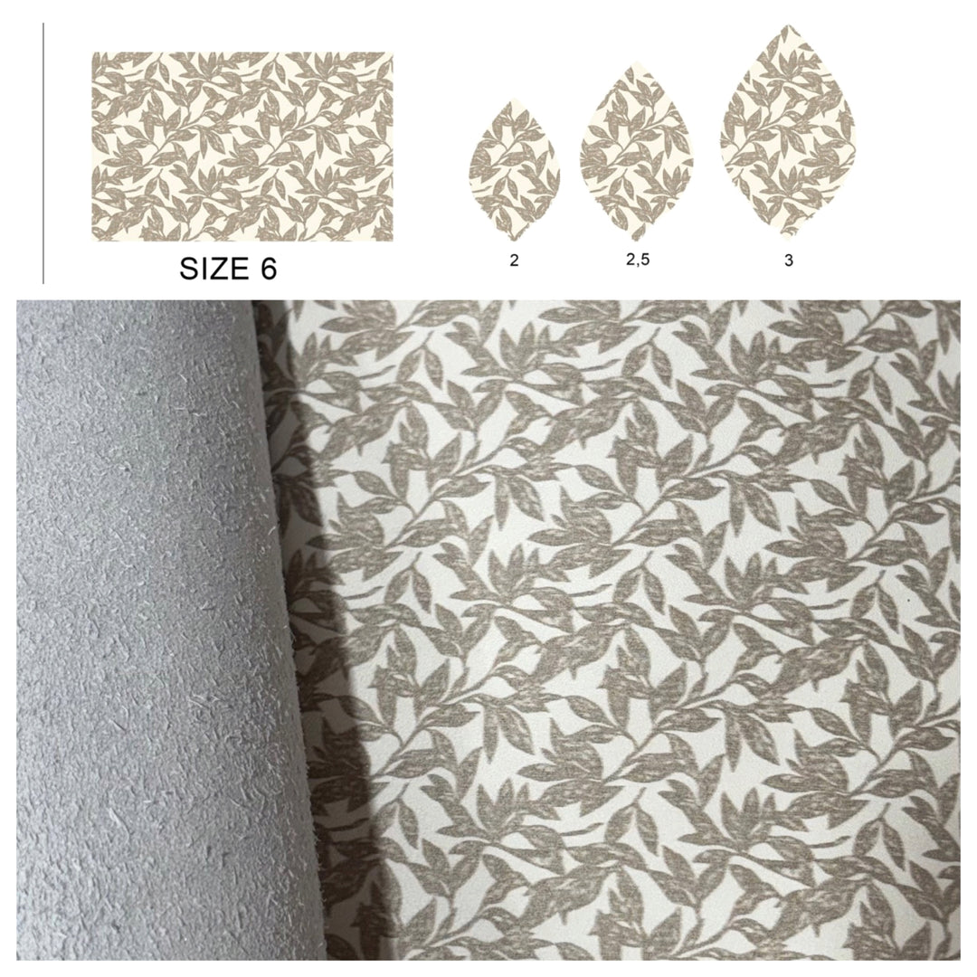 SMJ Grungy Linen Veg-Tanned Leather Sheet (2 SIZES)