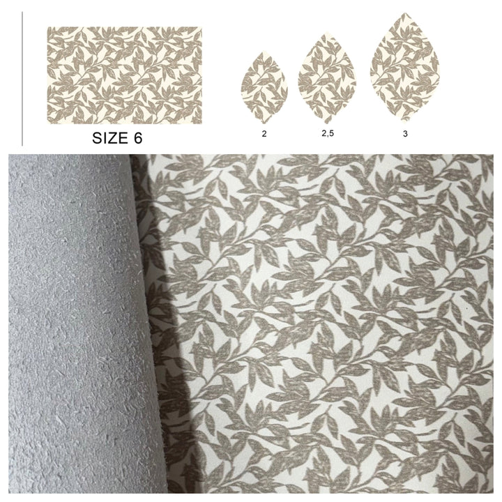 SMJ Grungy Linen Veg-Tanned Leather Sheet (2 SIZES)