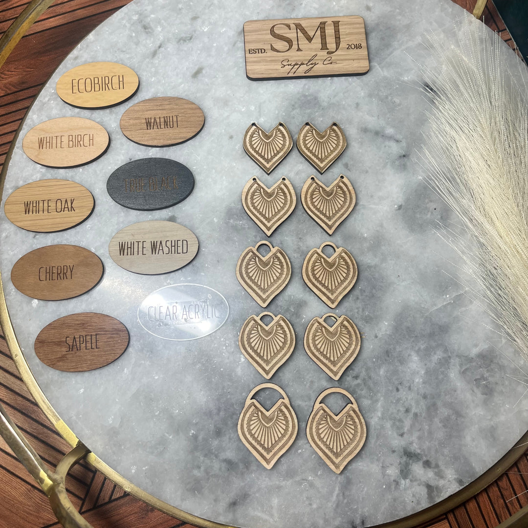 Vintage Fan - 5 STYLES (1 Pair)