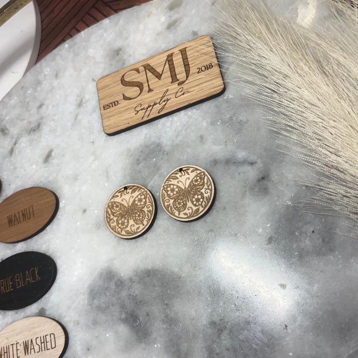 Floral Butterfly Dial (1 Pair)