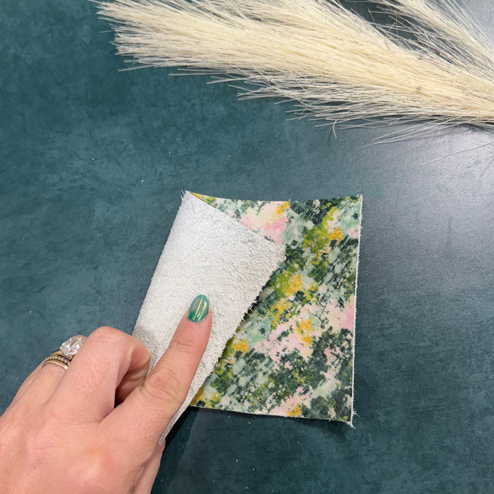 SMJ Vibrant Texture Splash Veg-Tanned Leather Sheet (2 SIZES)