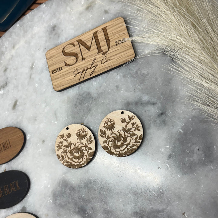 Rose Engraved Dial (1 Pair)