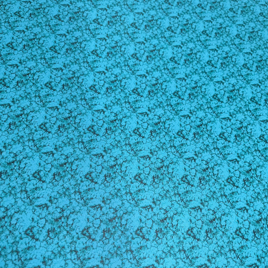 Turquoise - Printed Wood