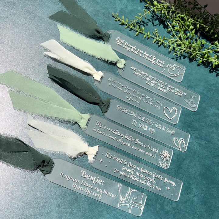 Bestfriend Bookmark - 7 STYLES (1 Bookmark)