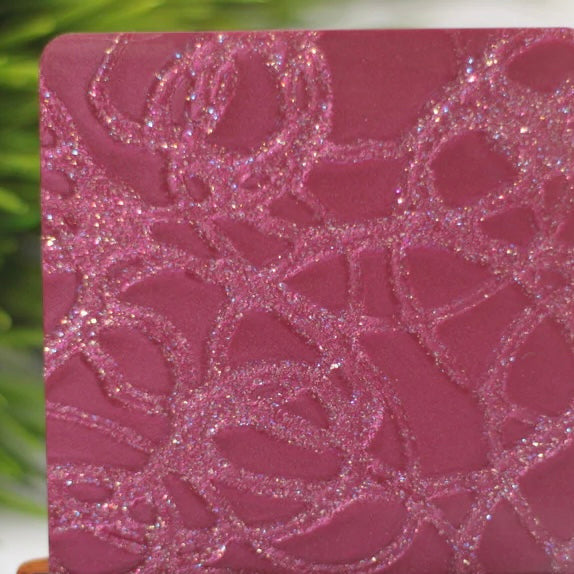 Malbec Crackle - Acrylic