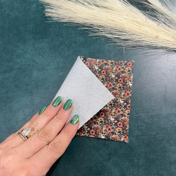 SMJ Safari Floral Veg-Tanned Leather Sheet (2 SIZES)