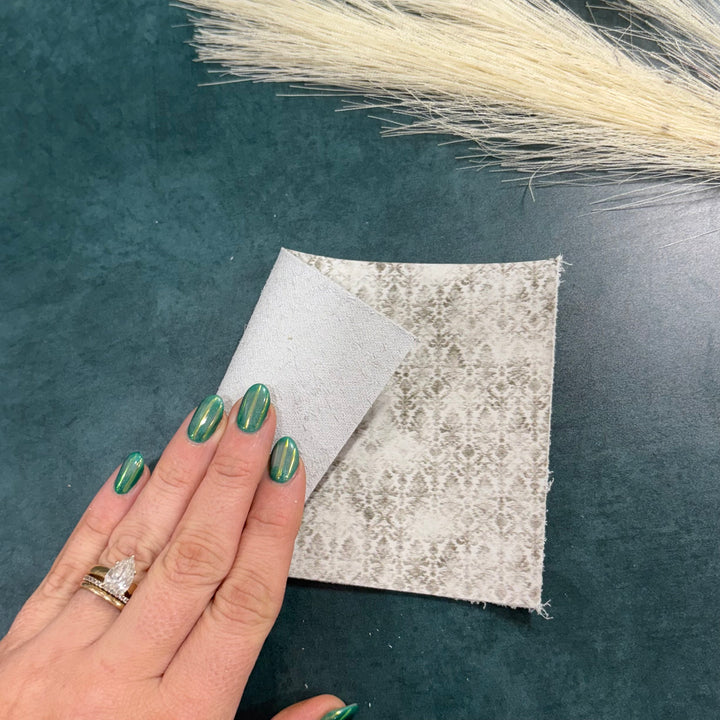 SMJ Grungy Damask Veg-Tanned Leather Sheet (2 SIZES)