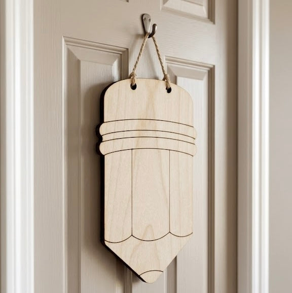 Pencil Door Hanger Blank