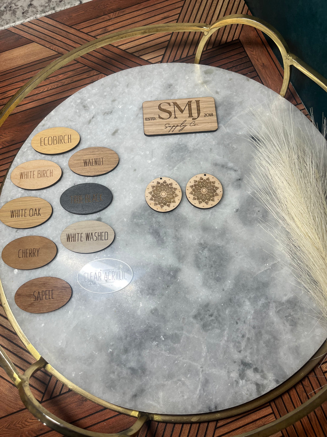 Snowflake Mandala Dial (1 Pair)