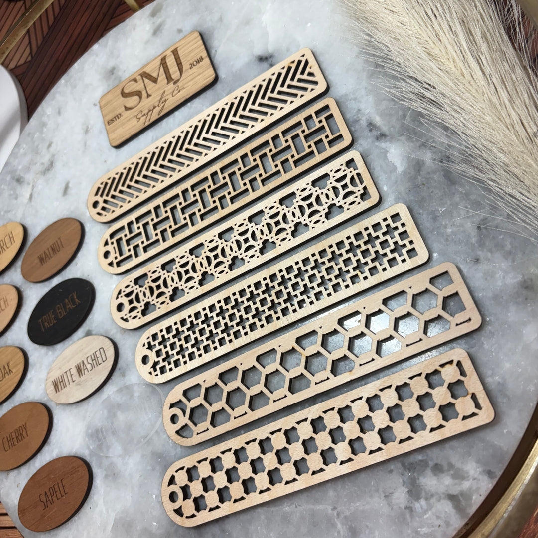 Geometric Cutout Bookmark - 6 STYLES (1 Bookmark)