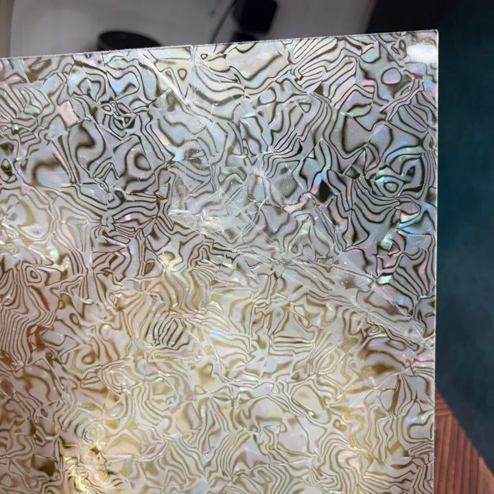 Soft Maze Iridescent on Clear - Printed Acrylic Blanks (Numerous Styles)