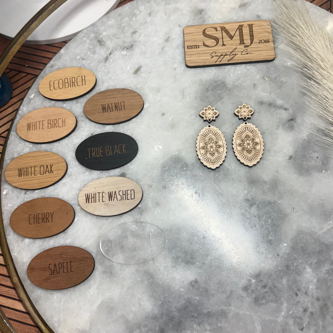 Scallop Mandala Oval (1 Pair)