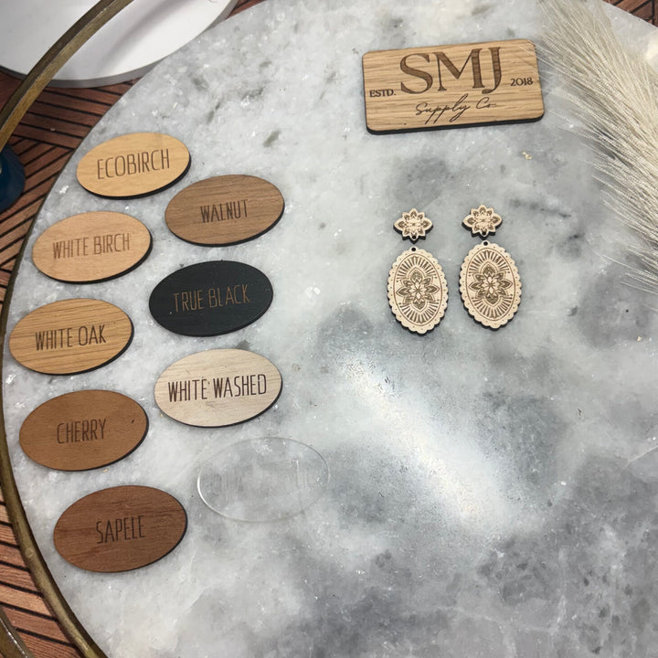Scallop Mandala Oval (1 Pair)