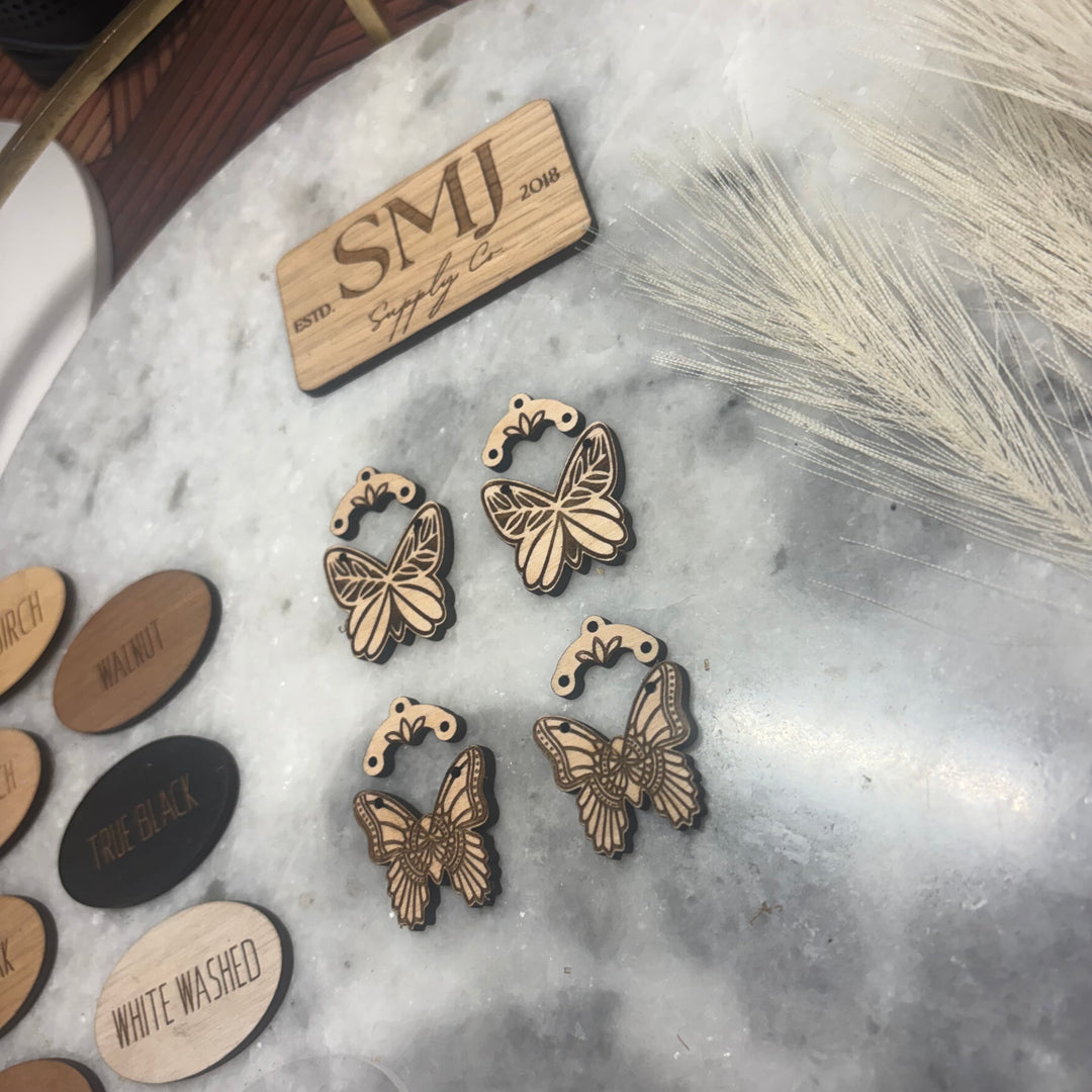 Butterflies with Arch Connector - 2 STYLES (1 Pair)