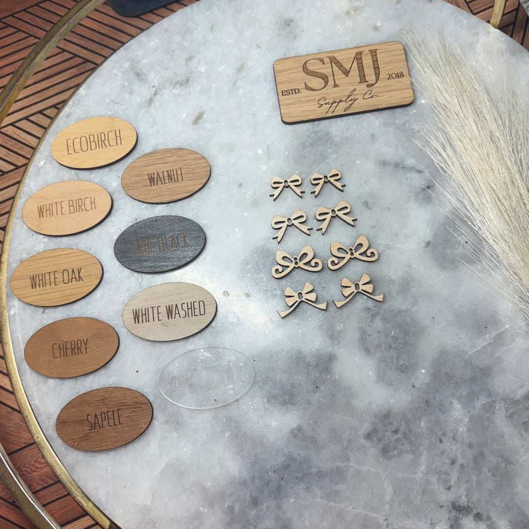 Whimsical Bow Connectors - 4 STYLES (1 Pair)