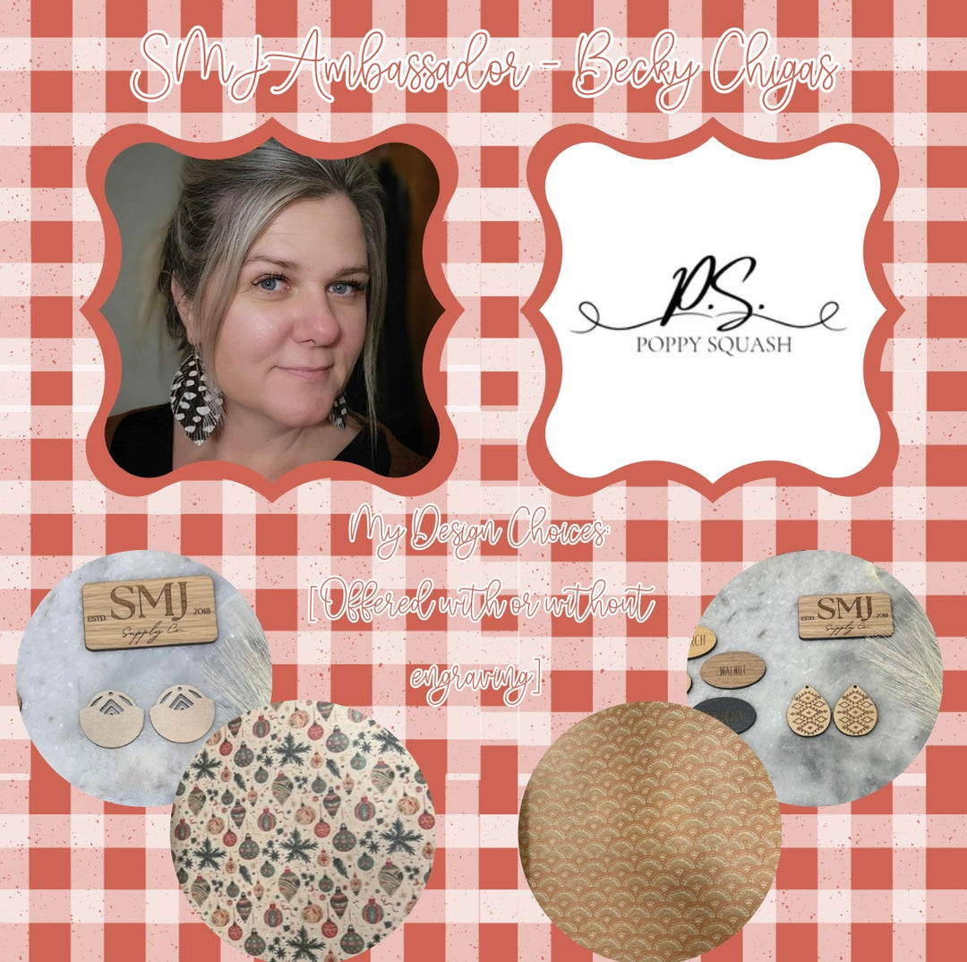 PRINTED VEG-TANNED LEATHER - Bohemian Fan