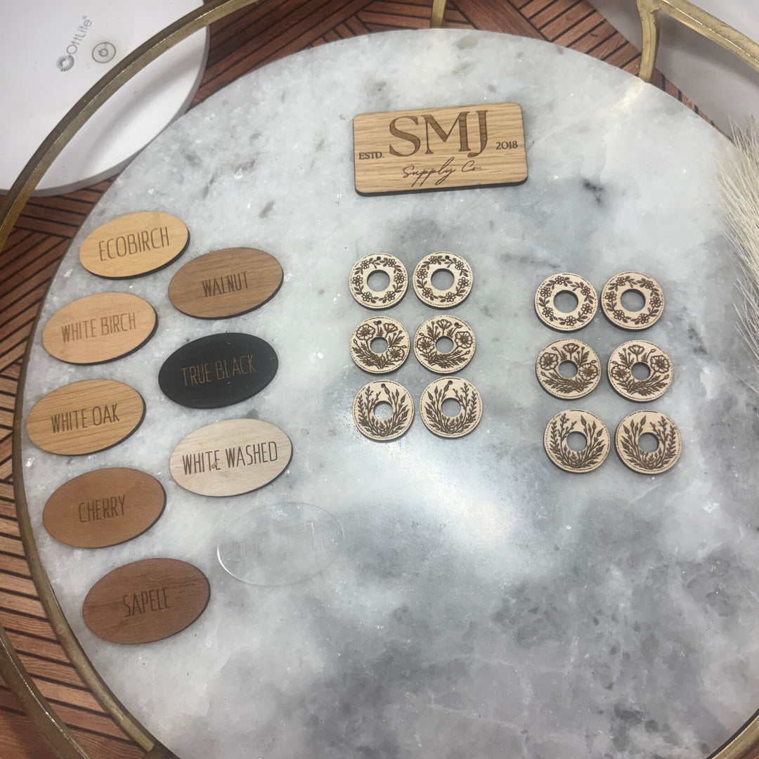 Botanical Hoops - 3 STYLES (1 Pair)