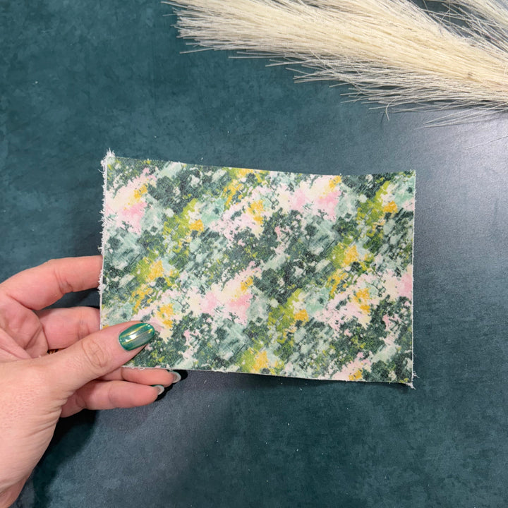 SMJ Vibrant Texture Splash Veg-Tanned Leather Sheet (2 SIZES)