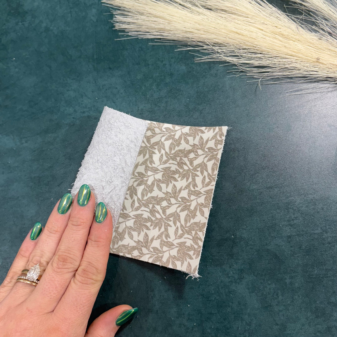 SMJ Grungy Linen Veg-Tanned Leather Sheet (2 SIZES)