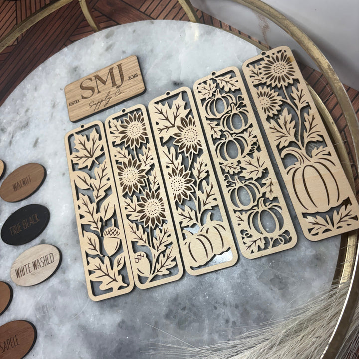 Autumn Cutout Bookmark - 5 STYLES (1 Bookmark)