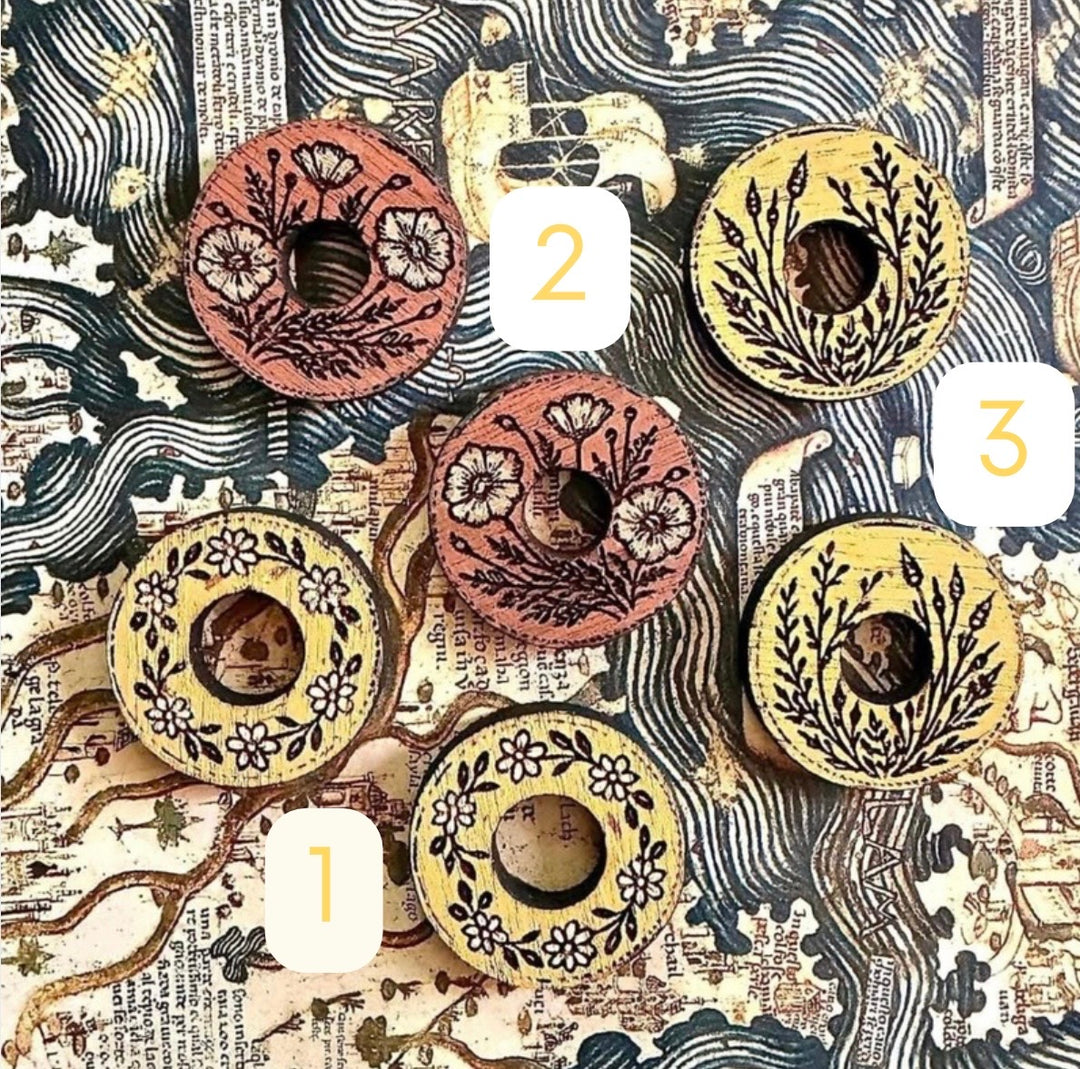 PREORDER Botanical Hoops - 3 STYLES (1 Pair)