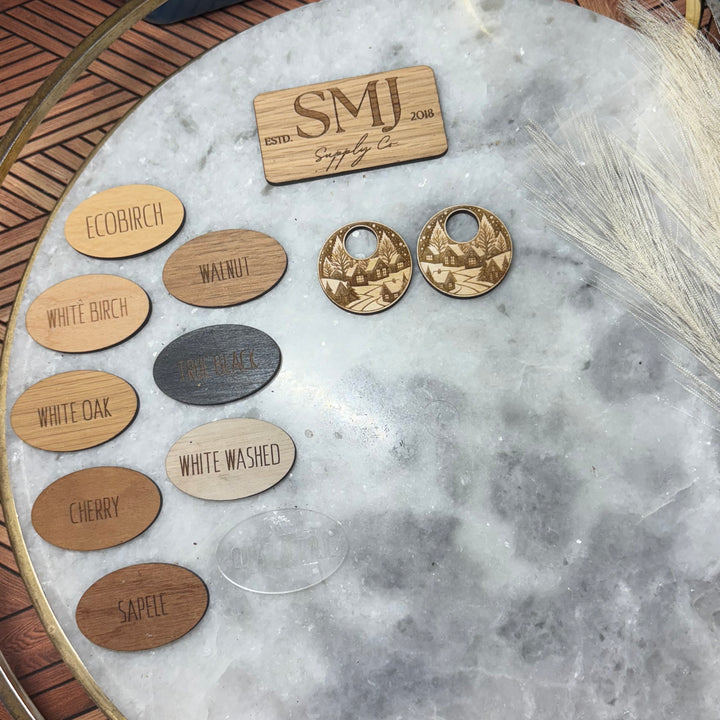 Winter Village Peekaboo Hoop (1 Pair)