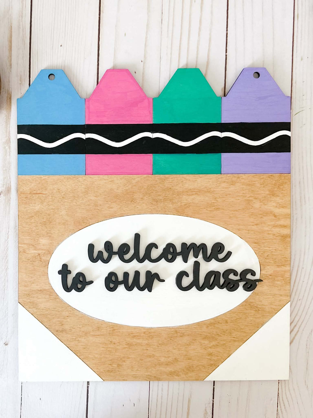 Crayon Box Door Hanger Blank