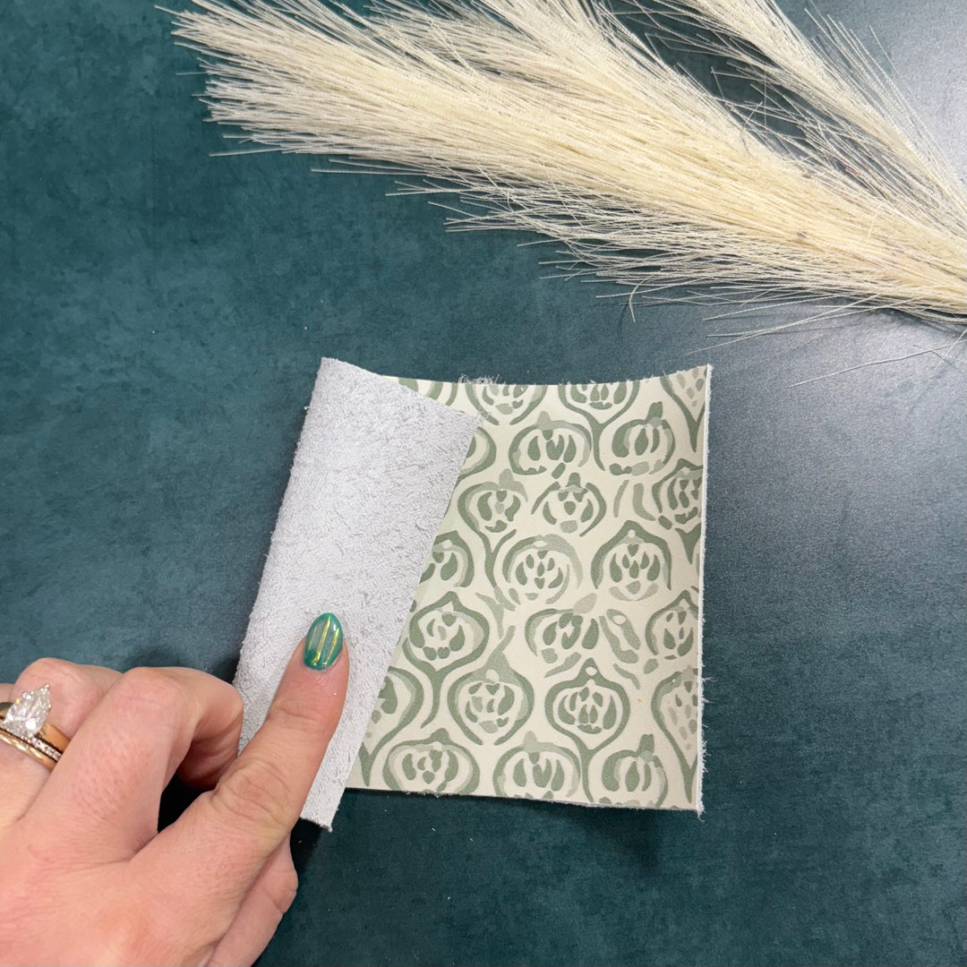 SMJ Green Artichoke Veg-Tanned Leather Sheet (2 SIZES)