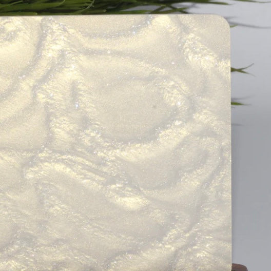 Pearl White Crackle - Acrylic