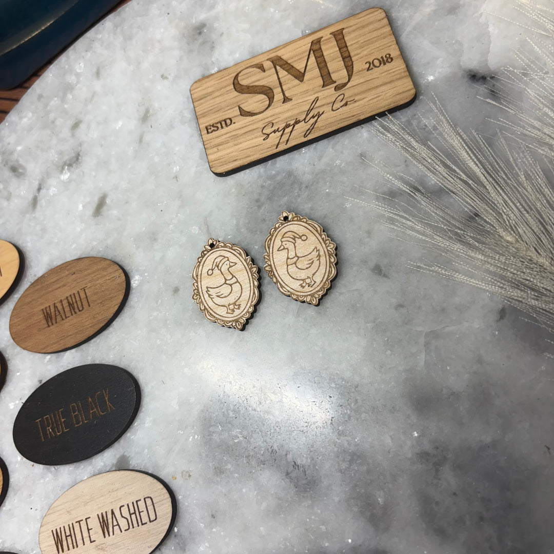 Framed Christmas Goose (1 Pair)